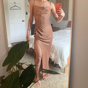 Brand: BHLDN Size:0 Color: bronze tan color